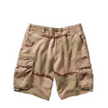 Tri-Color Desert Camouflage Vintage Paratrooper Cargo Shorts (XS to XL)